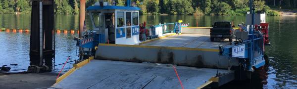 Canby Ferry ramp