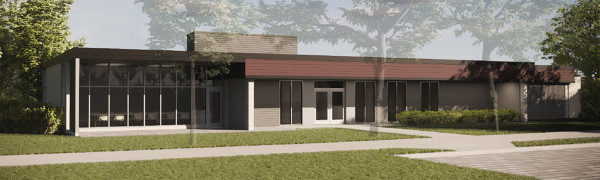 Rendering of new Kellogg Kellogg Creek Water Resource Recovery Facility Administration Building