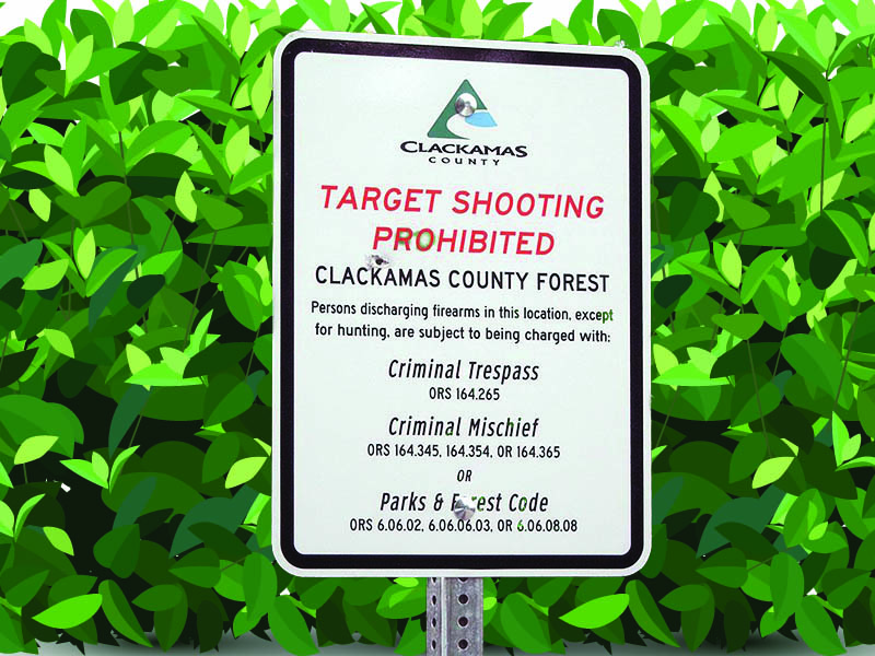 shooting prohibited sign