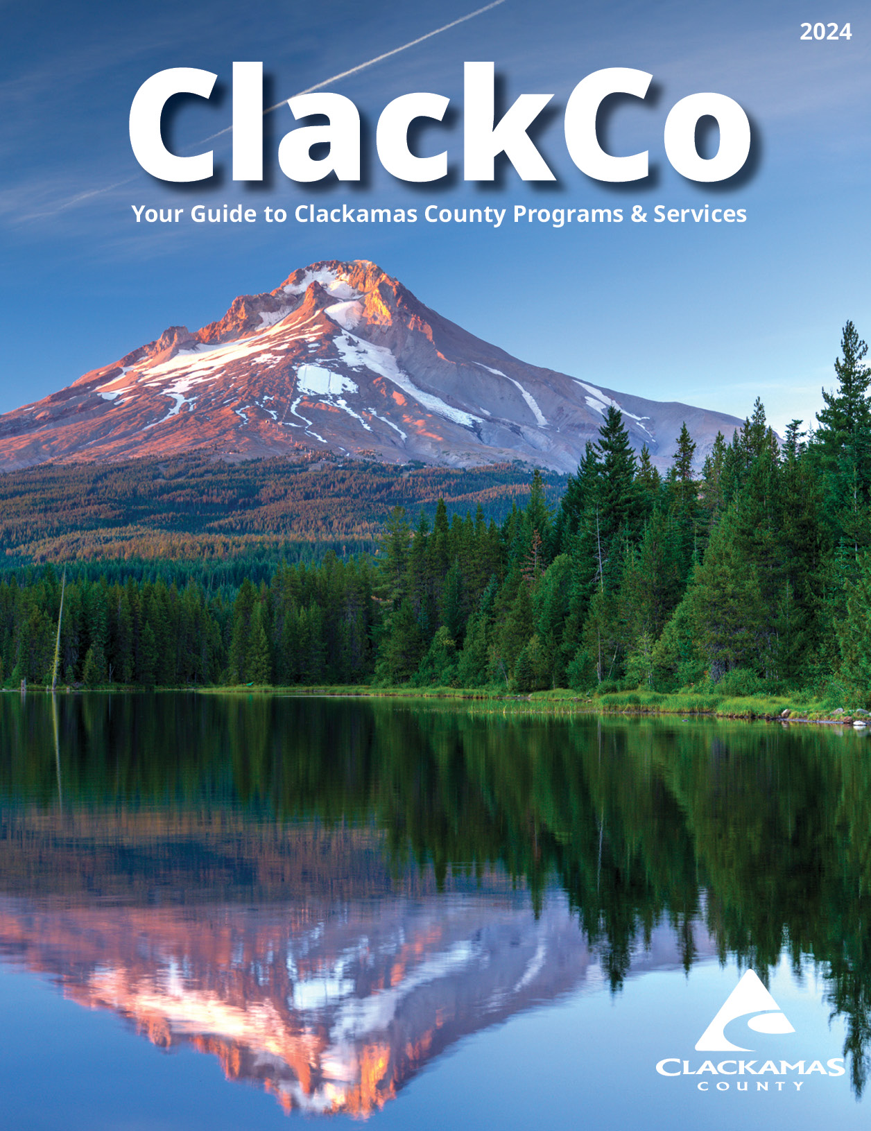 cover of magazine with Mt. Hood