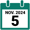 November 5, 2024 calendar page