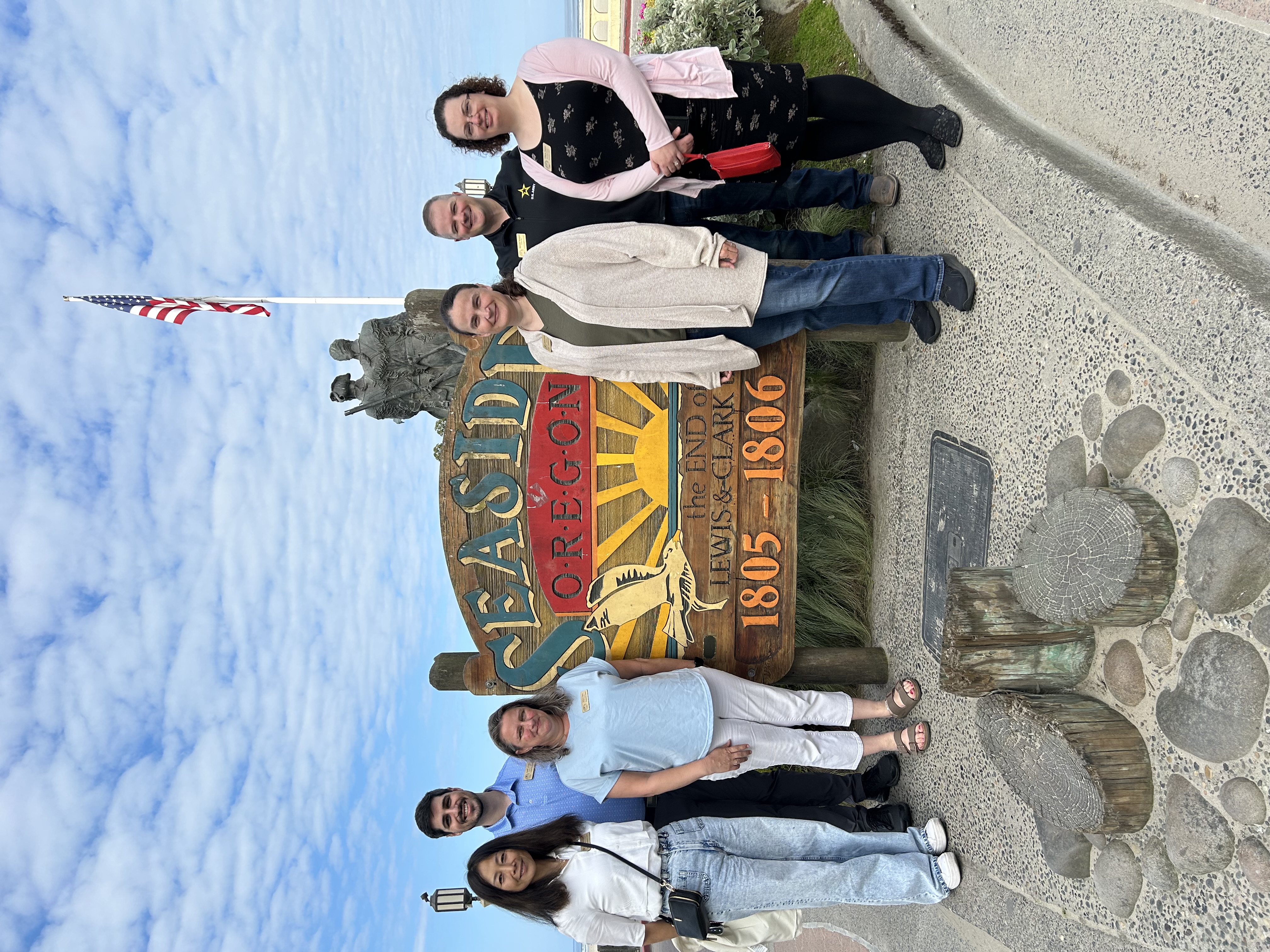 Clerk McMullen and some of the staff that attended the OACC annual conference in Seaside, Oregon.