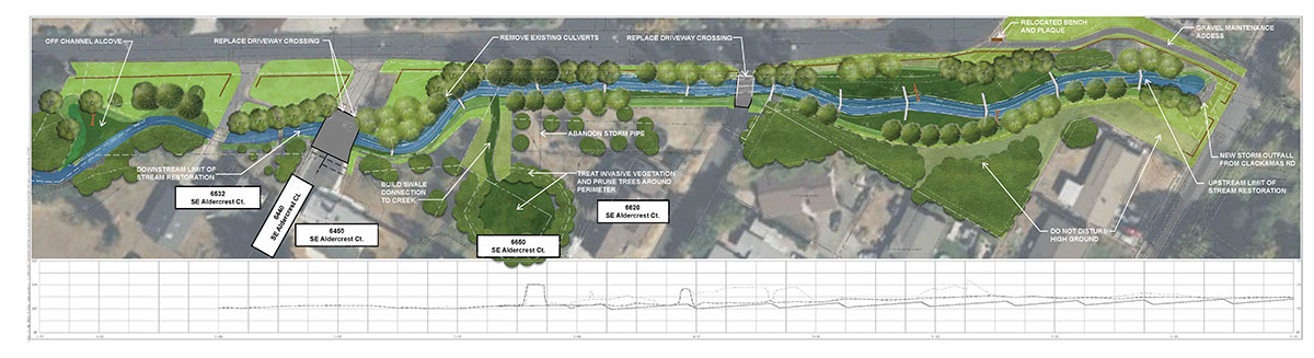 Aldercrest Culvert Replacement & Kellogg Creek Restoration (CIP 1079)