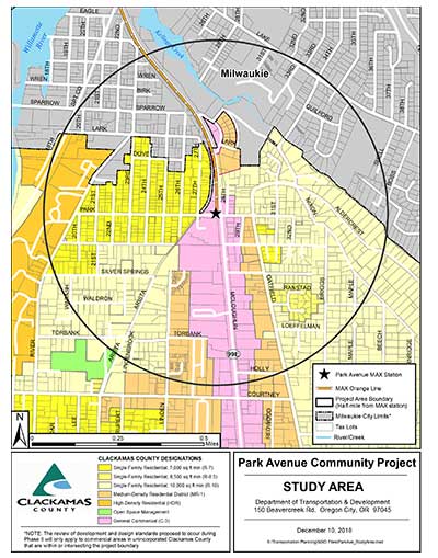 Clackamas County C Map Park Avenue Community Project (Development & Design Standards 