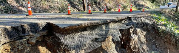 Barlow Trail Road landslide