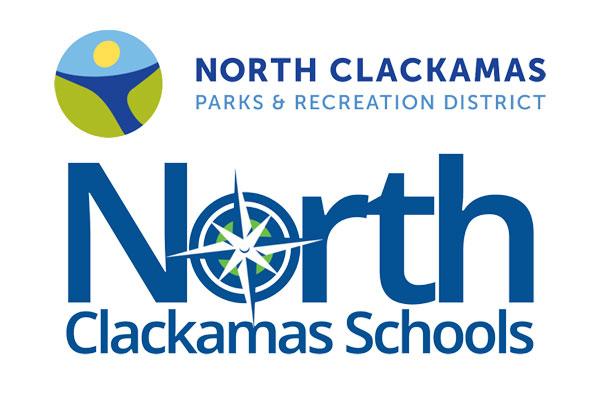 North Clackamas Parks and Rec District and North Clackamas Schools logos