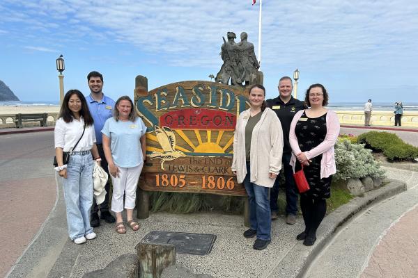 Clerk McMullen and some of the staff that attended the OACC annual conference in Seaside, Oregon.