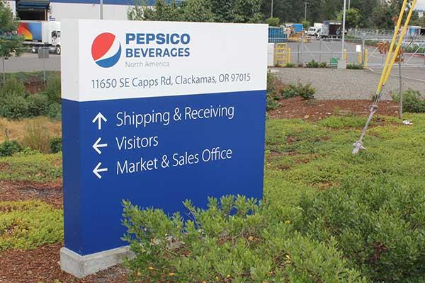 PepsiCo sign