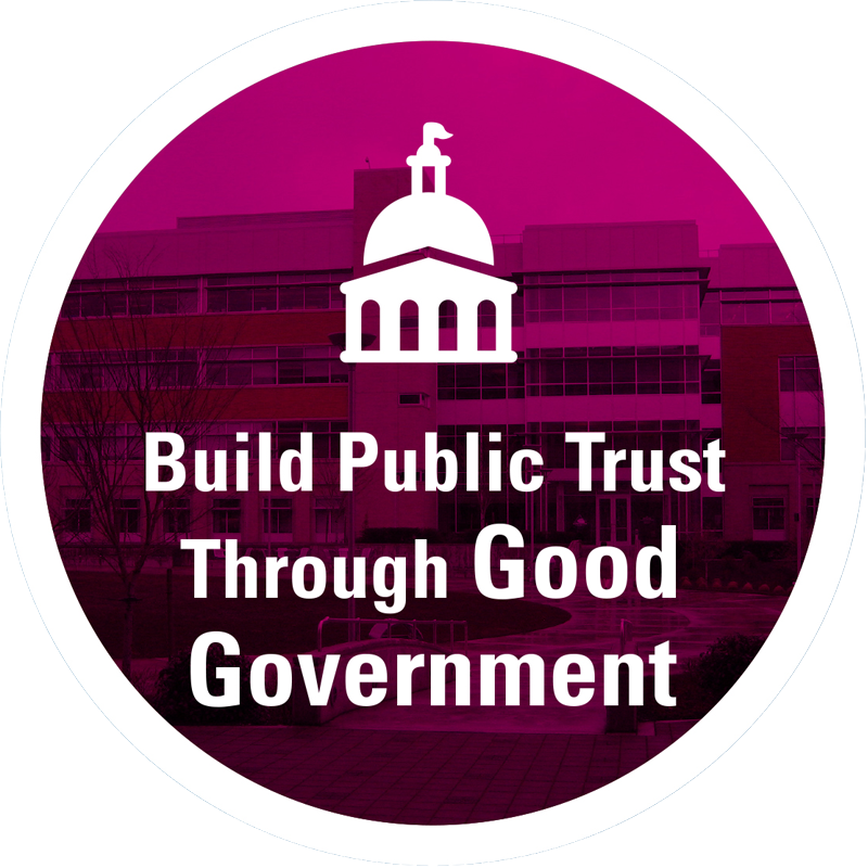 Build public trust through good government